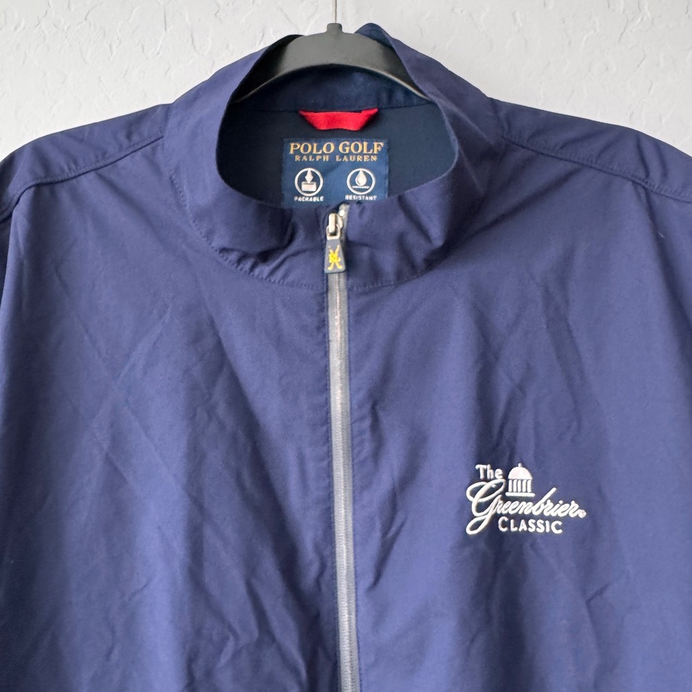 PoloGolf Ralph Lauren XXL Windbreaker Packable WaterResistant Greenbrier Classic - Picture 3 of 11